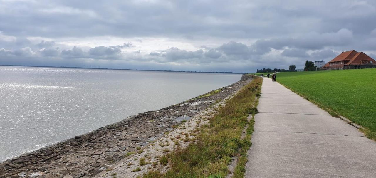 Fewo Mit Meerblick - Direktzugang Zur Nordsee Apartment Wilhelmshaven Ngoại thất bức ảnh